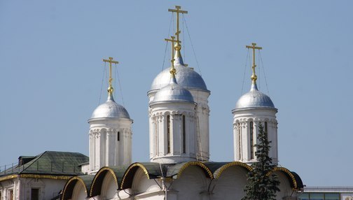 Патриарший дворец и церковь Двенадцати апостолов Московского Кремля