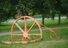 старинный велосипед