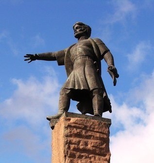 Памятник основателю Красноярска - Андрею Дубенскому