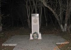Памятная стела морским пехотинцам на хуторе Мекензи (тс 2 лесной кордон)