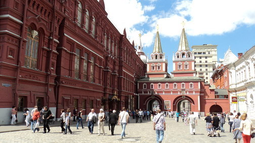 Воскресенские ворота Китай-города в Москве