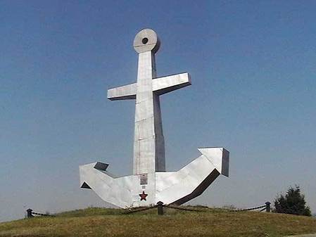 Памятник Якорь, Матвеево-Курганский район Ростовская область