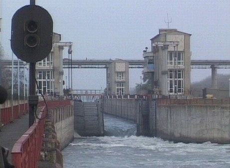 Константиновский гидроузел на реке Дон, Ростовская область