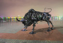 Скульптура Металлического быка