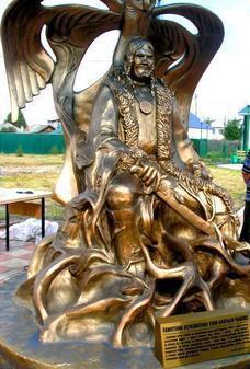 Памятник князю Пышке, с. Первомайское, Первомайский район, Томская область