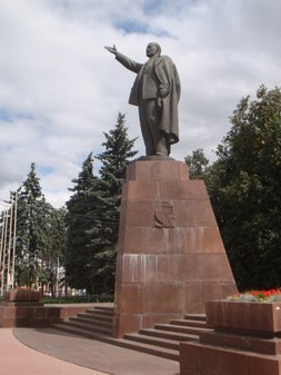 Памятник Ленину в Рязани