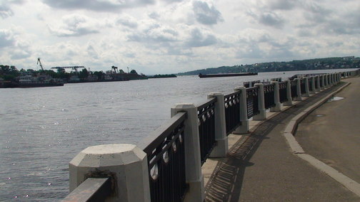 Набережная реки Кострома