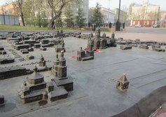 Макет исторического центра Иркутска