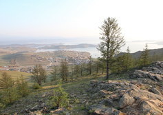 Сахюрта, вид на Байкал