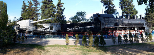 Паровоз «ЭЛ-2500» бронепоезда береговой обороны ЧФ «Железняков» 