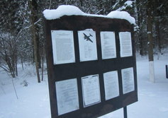 Памятник экипажу Пе-3 на Лениградском шоссе