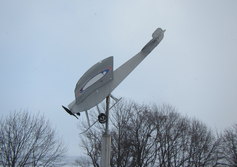 Макет самолёта "Ньюпор" в Нижнем Новгороде