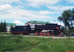 Паровоз Л-5218 на станции Микунь