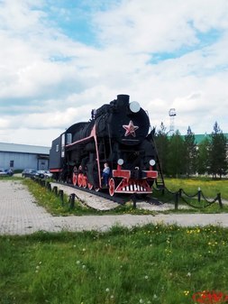 Паровоз Л-5218 на станции Микунь