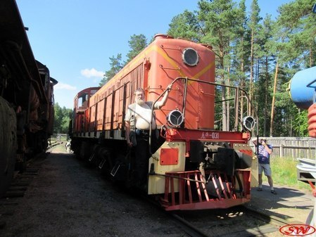 Музей паровозов в Лебяжьем