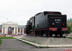 Паровоз-памятник Л-5129
