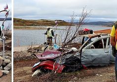 Смотровая точка панорам реки Териберка и озера Лапьявр