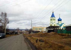 Храм Воскресения Христова с колокольней, Иркутская область, Тайшет