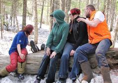 Поляна для встречи Рождества и Первомая возле Пихтового