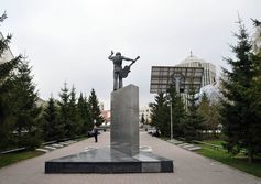 Памятник Владимиру Высоцкому в Новосибирске