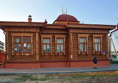 Деревянная сибирская архитектура Ишима в Тюменской области. 