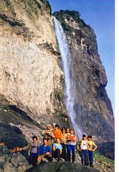 Водопад Илья Муромец на курильском острове Итуруп 141 метр был крупнейший в СССР