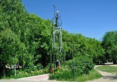 Памятник ликвидаторам аварии на ЧАЭС в Рубцовске