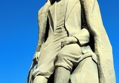 Памятник Г.И.Чорос-Гуркину в Горно-Алтайске