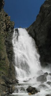 Водопад Чул-Оозы, другое название - Дол-Оозы на Алтае