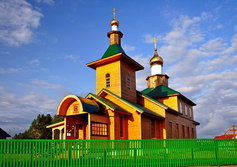Церковь Николая Чудотворца в Колве республики Коми
