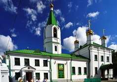 Церковь успения пресвятой Богородицы в поселке Берёзовский Свердловской области