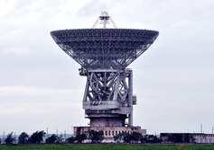 Антенна радиотелескопа П-2500 в Галёнках возле Уссурийска (Приморский край)