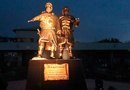 Памятник основателям города Усолье-Сибирское братьям Михалевым Анисиму и Гавриилу