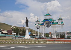 Скульптура «Принцесса Славы» в Агинском Забайкальского края