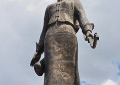 Скульптура «Принцесса Славы» в Агинском Забайкальского края