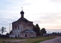 Храм преображения Господня в Сойгинской пустыни Архангельской области 