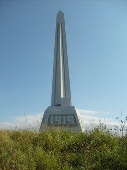 Памятник героям гражданской войны возле села Чукаыб в республике Коми