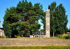 Воинский мемориал второй мировой в Лене Ленского района Архангельской области