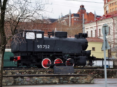 Маневровый танк-паровоз 9П-752 в Перми