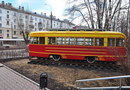 Памятник трамваю КТМ-1 в городе Пермь 