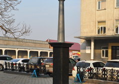 Памятный знак (стела) Сахалинской железной дороги
