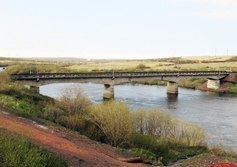 Старый мост через речку Воркута