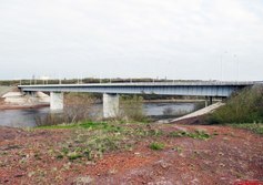 Новый мост через речку Воркута