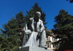 В.И. Ленин в Ботаническом саду