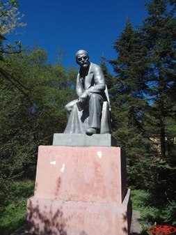В.И. Ленин в Ботаническом саду