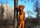 Деревянные скульптуры в парке "Дружба" Нового Уренгоя