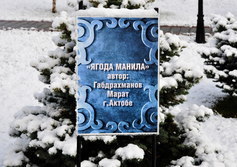 Памятник "Манящей ягоде" в Югорске ХМАО