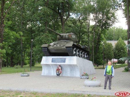 Танк Т-34 в Рославле