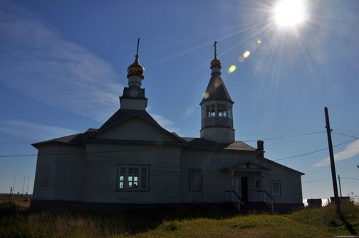 Церковь Иконы Божией Матери Тихвинская в Кашкаранцах Мурманской области