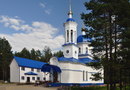 Кирпичная церковь Иоанна Предтечи в Жешарте республики Коми